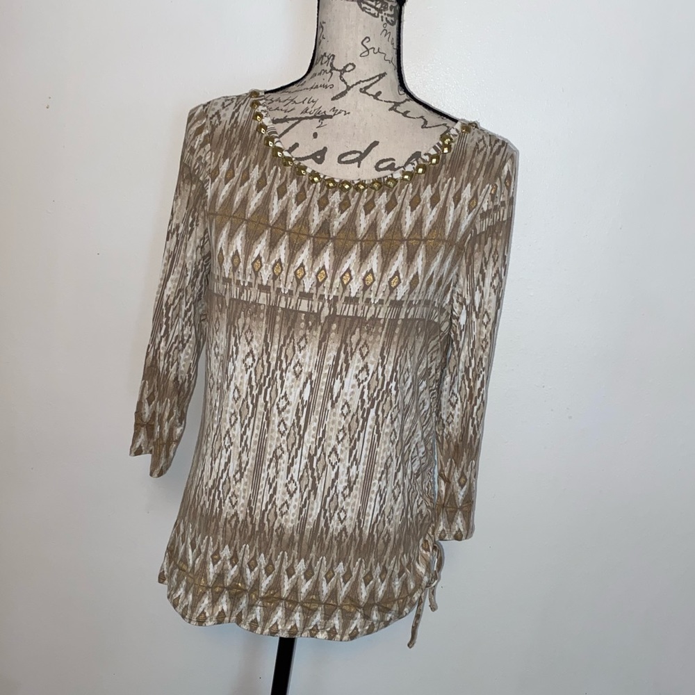 🍁Ruby Rd. Side Tie Top🍁 - Picture 2 of 8